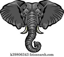 cabeça elefante