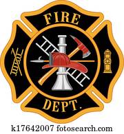 feuerwehr, malteserkreuz feuerwehr, malteserkreuz