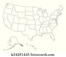 Map of USA Map of USA