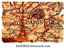 Paris old map Paris old map