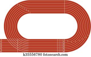stadion, laufschiene stadion, laufschiene
