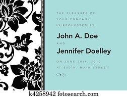 Vector Modern Floral Frame Vector Modern Floral Frame