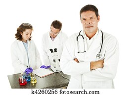 Doctor in Medical Lab
