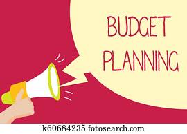 handschrift, text, schreibende, budget, planning., begriff, bedeutung, dass, geschrieben, beschreibung, über, strömung, und, zukunft, aufwendungen