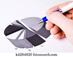 Success in business concept - financial report Success in business concept - financial report