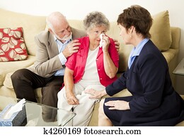 ανώτερος ανδρόγυνο, θλίψη, counseling