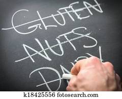 eliminar, alimentos, de, dieta