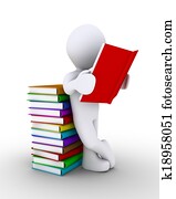 Person reading book Person reading book
