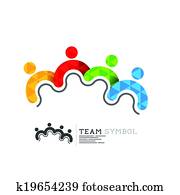 連線, 隊, 領導, 符號