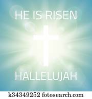 He is risen, Hallelujah. He is risen, Hallelujah.