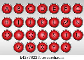 Button alphabet Stock Photo | k16228649 | Fotosearch