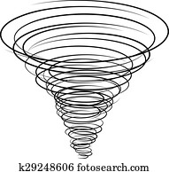 schwarz, tornado, symbol schwarz, tornado, symbol