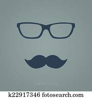 Vector fathers day background. Vector fathers day background.