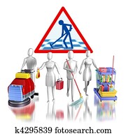Cleaning team Cleaning team