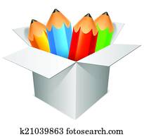 undervisning, concept.