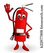 火 消火器 イラストレーション 1000 火 消火器 ストックアート Fotosearch