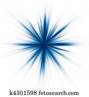 Abstract star burst on white Abstract star burst on white