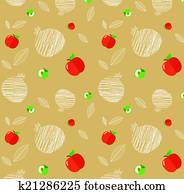 illustration of Rosh Hashanah background with pomegranates and apples illustration of Rosh Hashanah background with pomegranates and apples