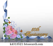 50Th Wedding Anniversary Illustrations and Clipart. 63 50th wedding ...