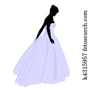 Wedding Bride Silhouette Wedding Bride Silhouette