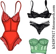 וקטור, קבע, של, תחתונים, ל, אישה