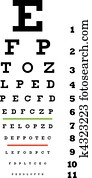 eye examination chart eye examination chart