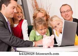 Family with consultant - finance and insurance Family with consultant - finance and insurance