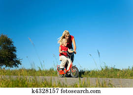 Learning to ride the bike Learning to ride the bike