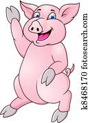 lustig, schwein lustig, schwein