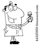 Outlined Dentist Outlined Dentist