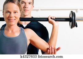 Personal Trainer in gym Personal Trainer in gym