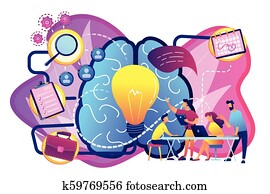 Project management concept vector illustration. Project management concept vector illustration.