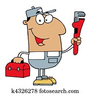spanisch, klempner, mann spanisch, klempner, mann