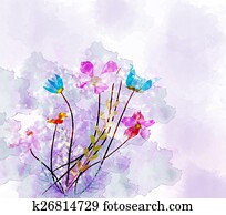 watercolor flower watercolor flower