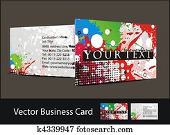 business card set business card set
