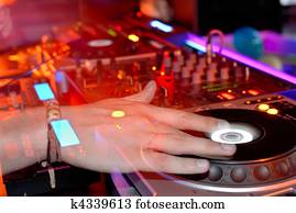 DJ's hands DJ's hands