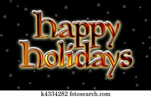 Happy Holidays Lettering Happy Holidays Lettering