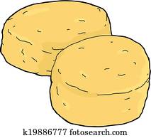 Isolated Biscuits Isolated Biscuits