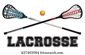 lacrosse, diseño, ilustración