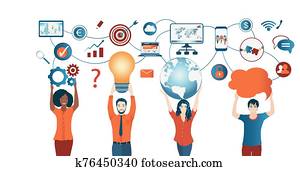 לחלק, ideas., רשת, teamwork., תקשורת, ו, רשת, בין, בלתי-דומה, אנשים., קשר, ו, החלפה של רעיונות, -, נתונים, או, questions., עתיד, technology., שלח, ו, הורד, data., מוח, מפה