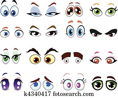 Cartoon eyes Cartoon eyes