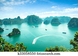 Halong bay in vietnam