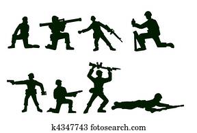 Illustrated Army Soldiers Illustrated Army Soldiers