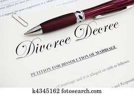 legal divorce papers with pen, closeup legal divorce papers with pen, closeup