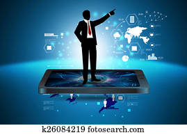 man with smart phone man with smart phone
