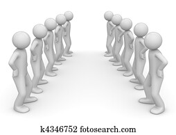 motsatta sidor, av, den, konflikt