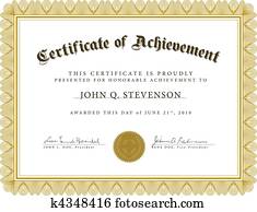 Vector Guilloche Certificate