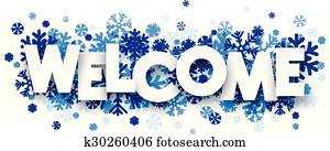 Welcome sign Welcome sign