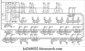 חשמלאי, ציור