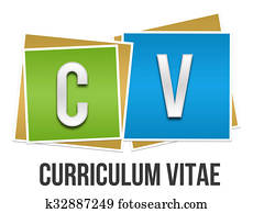 Curriculum Vitae Colorful Blocks